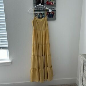 Beautiful yellow maxi dress